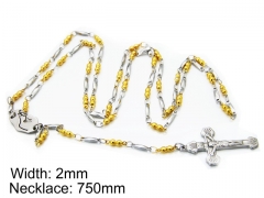 HY Wholesale Stainless Steel 316L Necklaces (Religion Style)-HY55N0054P0