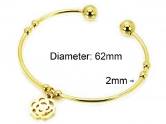 HY Jewelry Wholesale Stainless Steel 316L Bangle (PDA Style)-HY58B0387KQ