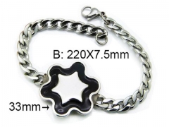 HY Stainless Steel 316L Bracelets (Men Popular)-HY55B0013M0