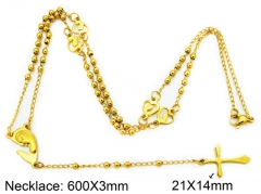 HY Wholesale Stainless Steel 316L Necklaces (Religion Style)-HY55N0087H40