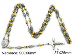 HY Wholesale Stainless Steel 316L Necklaces (Religion Style)-HY55N0078I00
