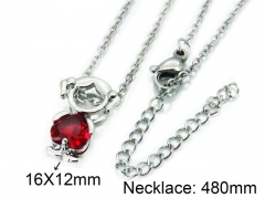 HY Wholesale Popular CZ Necklaces-HY54N0229LL