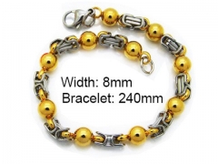 HY Stainless Steel 316L Bracelets (Byzantine)-HY55B0016N5