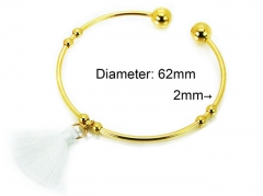 HY Jewelry Wholesale Stainless Steel 316L Bangle (PDA Style)-HY58B0358KLQ