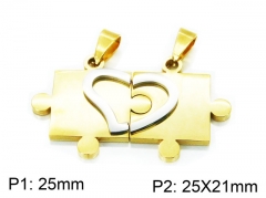HY Stainless Steel 316L Pendants (Lover)-HY12P0766MW