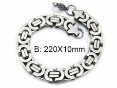 HY Stainless Steel 316L Bracelets (Byzantine)-HY55B0022M0