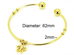HY Jewelry Wholesale Stainless Steel 316L Bangle (PDA Style)-HY58B0395KQ