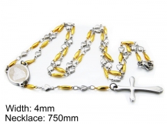 HY Wholesale Stainless Steel 316L Necklaces (Religion Style)-HY55N0053P0