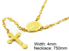 HY Wholesale Stainless Steel 316L Necklaces (Religion Style)-HY55N0061P0