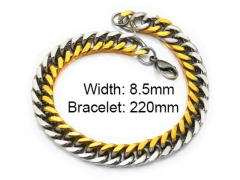 HY Stainless Steel 316L Bracelets (Men Popular)-HY55B0004N5