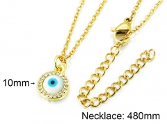 HY Wholesale Popular CZ Necklaces-HY54N0237NO