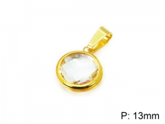 HY Stainless Steel 316L Pendants (Crystal)- HY12P0763IL