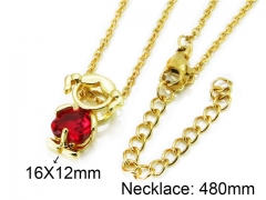 HY Wholesale Popular CZ Necklaces-HY54N0230MZ