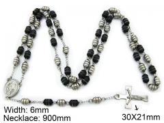HY Wholesale Stainless Steel 316L Necklaces (Religion Style)-HY55N0077I00