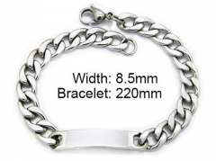HY Stainless Steel 316L Bracelets (ID Bracelet)-HY55B0023N0