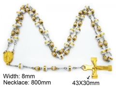 HY Wholesale Stainless Steel 316L Necklaces (Religion Style)-HY55N0097I10