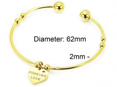 HY Jewelry Wholesale Stainless Steel 316L Bangle (PDA Style)-HY58B0364KU