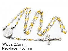 HY Wholesale Stainless Steel 316L Necklaces (Religion Style)-HY55N0052P0