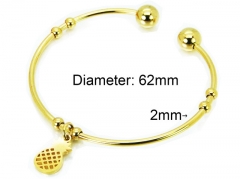 HY Jewelry Wholesale Stainless Steel 316L Bangle (PDA Style)-HY58B0391KY