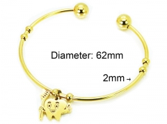 HY Jewelry Wholesale Stainless Steel 316L Bangle (PDA Style)-HY58B0404KZ