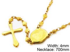 HY Wholesale Stainless Steel 316L Necklaces (Religion Style)-HY55N0064P0