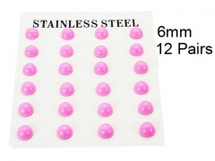 HY Stainless Steel 316L Ball Earrings-HY70E0574HJE