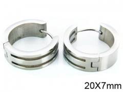 HY Stainless Steel 316L Huggie Hoop Earrings-HY05E1302HHZ