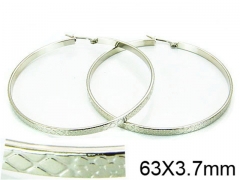 HY Stainless Steel 316L Snap Post Hoop Earrings-HY58E0659JX