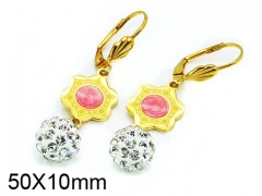 HY Stainless Steel 316L Drops Earrings-HY64E0299LA