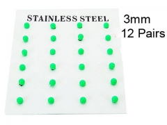 HY Stainless Steel 316L Ball Earrings-HY70E0508HIQ