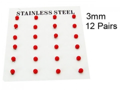 HY Stainless Steel 316L Ball Earrings-HY70E0518HIQ