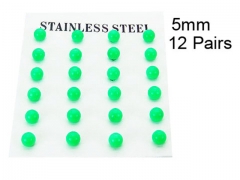 HY Stainless Steel 316L Ball Earrings-HY70E0510HJX