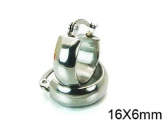 HY Stainless Steel 316L Huggie Hoop Earrings-HY58E0919IL