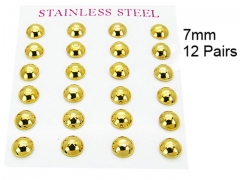HY Stainless Steel 316L Ball Earrings-HY58E0473HLS