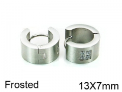 HY Stainless Steel 316L Huggie Hoop Earrings-HY05E1793PLS