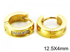 HY Stainless Steel 316L Huggie Hoop Earrings-HY05E1241HV