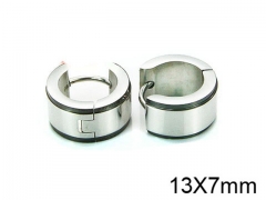 HY Stainless Steel 316L Huggie Hoop Earrings-HY05E1782MLE