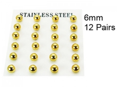 HY Stainless Steel 316L Ball Earrings-HY70E0556HKD