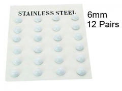 HY Stainless Steel 316L Ball Earrings-HY70E0571HJF