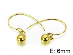 HY Stainless Steel 316L Ball Earrings-HY70E0580IQ