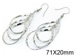 HY Stainless Steel 316L Drops Earrings-HY70E0449MZ