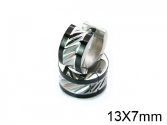 HY Stainless Steel 316L Huggie Hoop Earrings-HY05E1489MLW