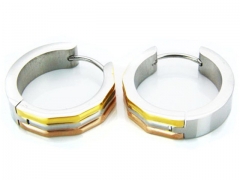 HY Stainless Steel 316L Huggie Hoop Earrings-HY05E1287HJZ
