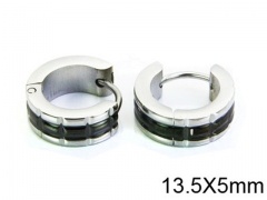 HY Stainless Steel 316L Huggie Hoop Earrings-HY05E1352NZ