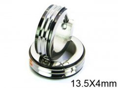 HY Stainless Steel 316L Huggie Hoop Earrings-HY05E1353ML