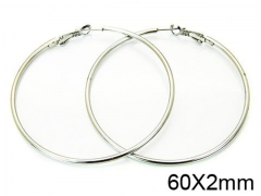 HY Stainless Steel 316L Snap Post Hoop Earrings-HY58E0878IL