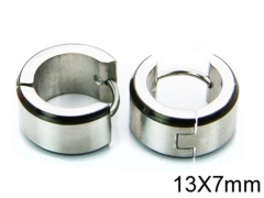 HY Stainless Steel 316L Huggie Hoop Earrings-HY05E1319ML