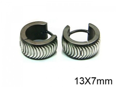 HY Stainless Steel 316L Huggie Hoop Earrings-HY05E1767MLR