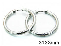 HY Wholesale Stainless Steel 316L Continuous Earrings-HY05E1574PW