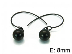 HY Stainless Steel 316L Ball Earrings-HY70E0586IS